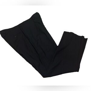 Lauren Ralph Lauren 100% Wool Black Slim Fit Trouser Dress Pants Mens Size 34/34